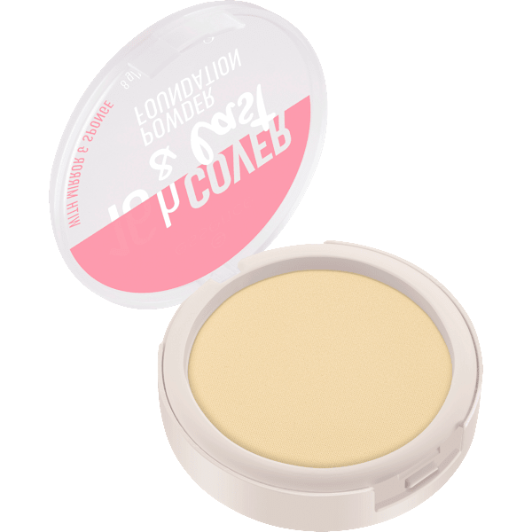 Foundation Puder 16h Cover & Last 03 Bright Beige essence