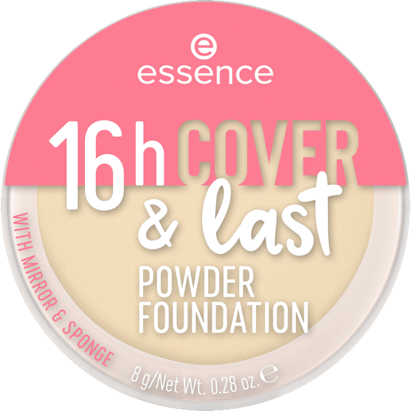 Foundation Puder 16h Cover & Last 03 Bright Beige essence
