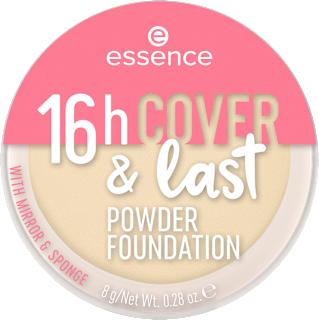 Foundation Puder 16h Cover & Last 03 Bright Beige essence