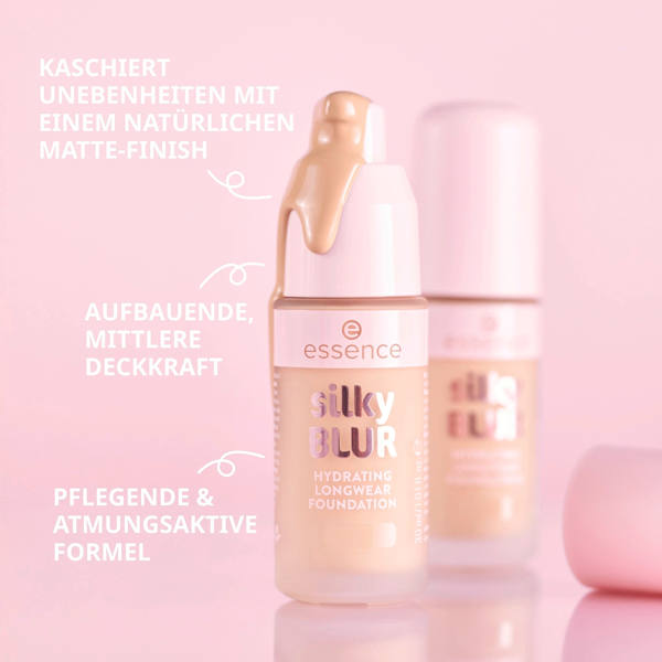 Foundation Silky Blur Hydrating Longwear 100 essence