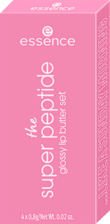 Geschenkset The Super Peptide Glossy Lip Butter 4tlg essence