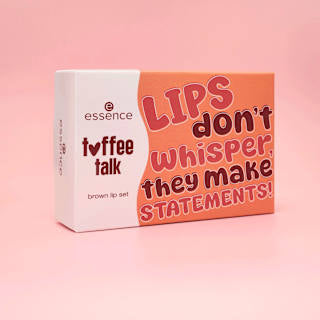 Geschenkset Toffee Talk Brown Lip 4 tlg essence