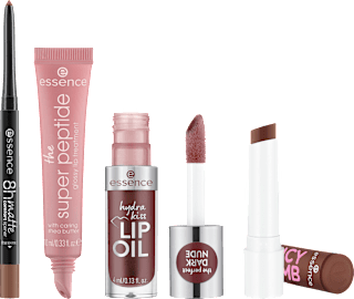 Geschenkset Toffee Talk Brown Lip 4 tlg essence