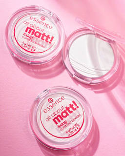 Kompakt Puder All About Matt! Fixing  essence
