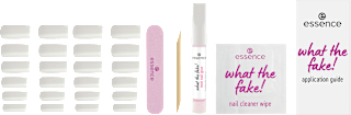 Künstliche Nägel Set  What The Fake! 04 Bare White essence