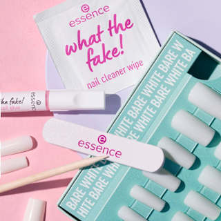 Künstliche Nägel Set  What The Fake! 04 Bare White essence