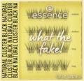 Künstliche Wimpern Set What The Fake! False Lashes 06 Natural Cluster Black essence