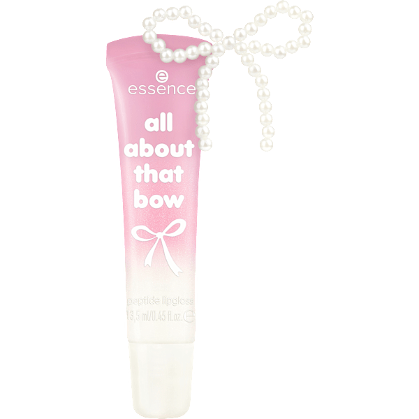 Lipgloss All About That Bow peptide 01 Kiss 'n Bow essence