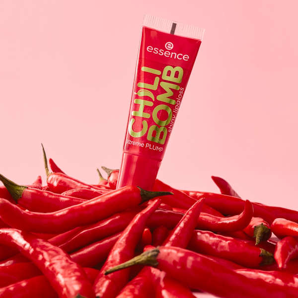 Lipgloss Chili Bomb Shiny 01 Strawberry Salsa essence