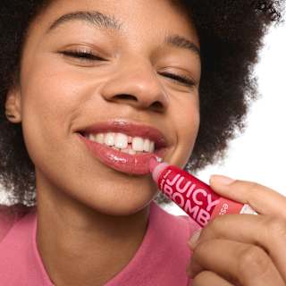 Lipgloss Juicy Bomb Shiny 104 Poppin' Pomegranate essence