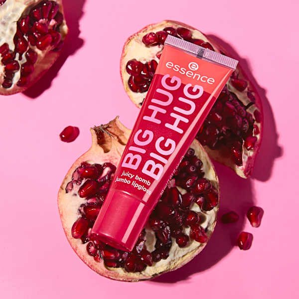Lipgloss Jumbo Juicy Bomb Say It With Juicy Big Hug 01 Poppin' Pomegranate essence