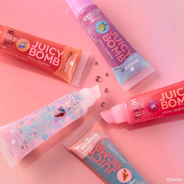 Lipgloss Set Disney Juicy Bomb The Little Mermaid 3tlg essence