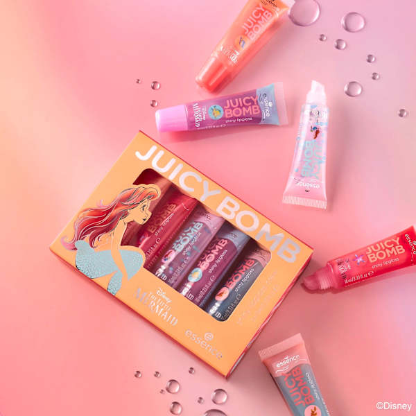 Lipgloss Set Disney Juicy Bomb The Little Mermaid 3tlg essence
