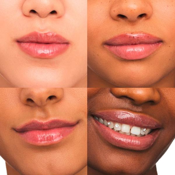 Lipgloss Set The Super Peptide Glossy Lip Treatment + Pouch 2tlg essence