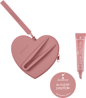 Lipgloss Set The Super Peptide Glossy Lip Treatment + Pouch 2tlg essence
