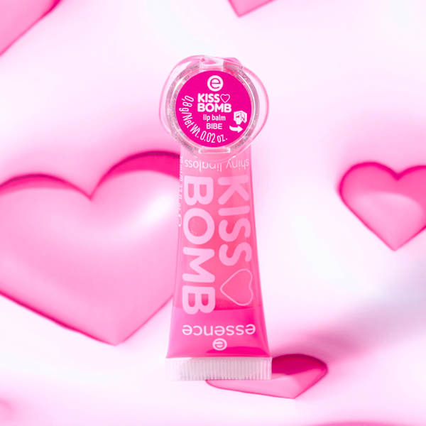 Lipgloss & Balm Kiss Bomb Shiny Set 01 Strawberry Sweetie essence