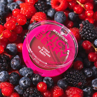 Lippenbalsam Juicy Berry Tinted Lip & Cheek Balm essence