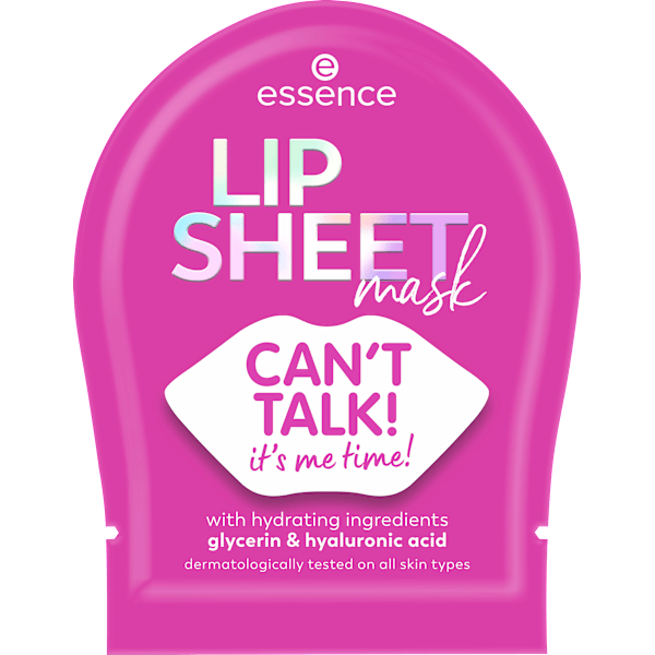 Lippenmaske Lip Sheet Mask 01 Can`t Talk! It´s Me Time! essence