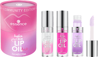 Lippenöl Set Hydra Kiss Lip Oil Trio (3x4ml) 3tlg essence