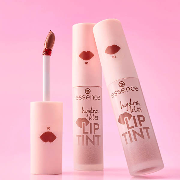 Lippenstift Hydra Kiss Lip Tint 01 Blushing Nude essence