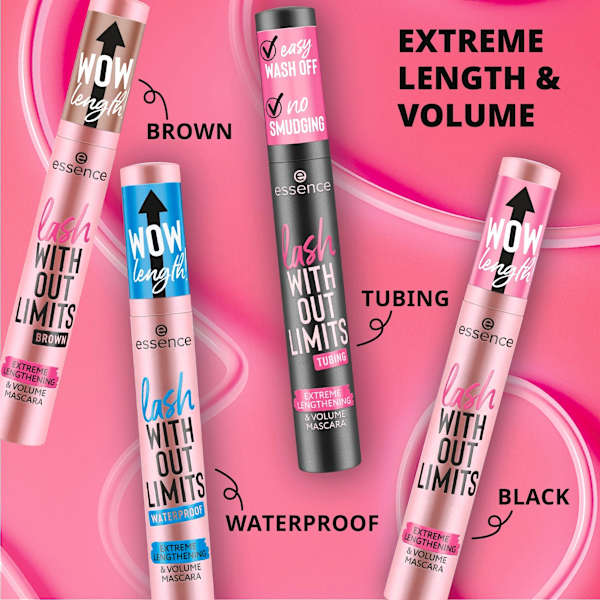 Mascara Lash Without Limits 01 Ultra Black essence