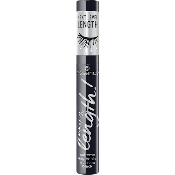 Mascara What The Length! Extreme Lengthening Black 01 Black essence