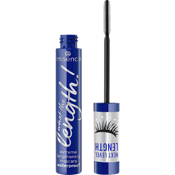 Mascara What The Length! Extreme Lengthening Waterproof 02 Black Waterproof essence