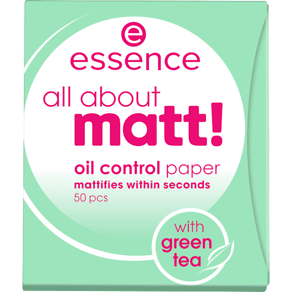 Mattierendes Papier All About Matt! Oil Control Paper essence