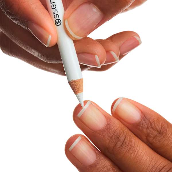 Nageldesign French Manicure Tip Stift essence