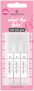 Nagelkleber What The Fake! Mini Nail Glue (3x2g) essence