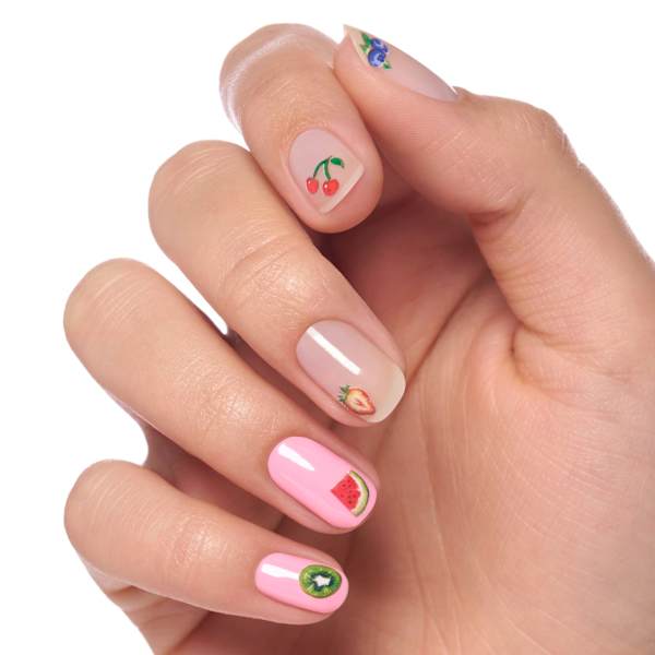 Nagelsticker Let's Get Juicy Fruity essence
