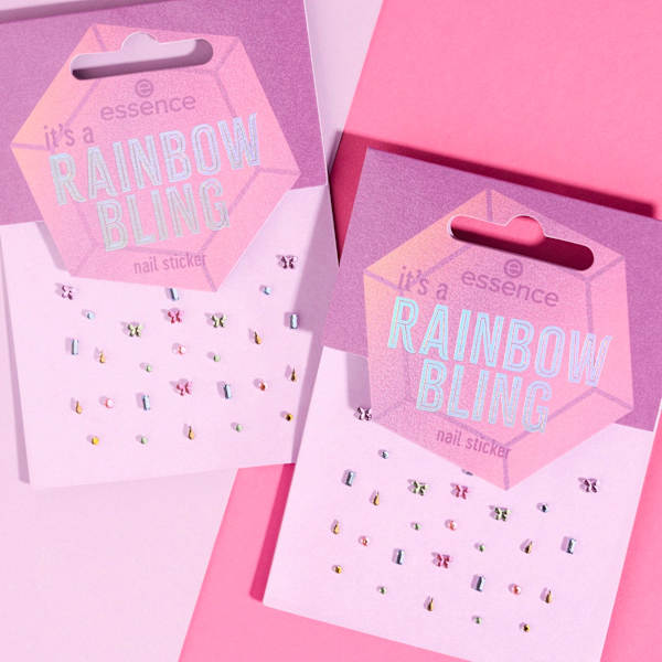Nagelsticker Set It's A Rainbow Bling essence
