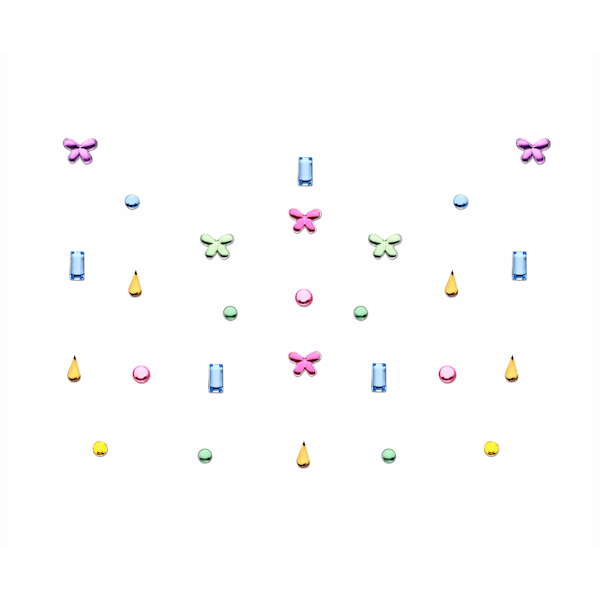 Nagelsticker Set It's A Rainbow Bling essence