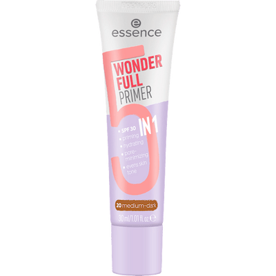 essence Primer Wonder Full 5in1 20 Medium Dark, 30 ml
