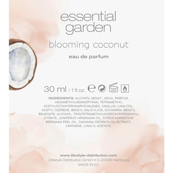 Blooming Coconut Eau de Parfum essential garden