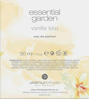 Vanilla Bliss Eau de Parfum essential garden