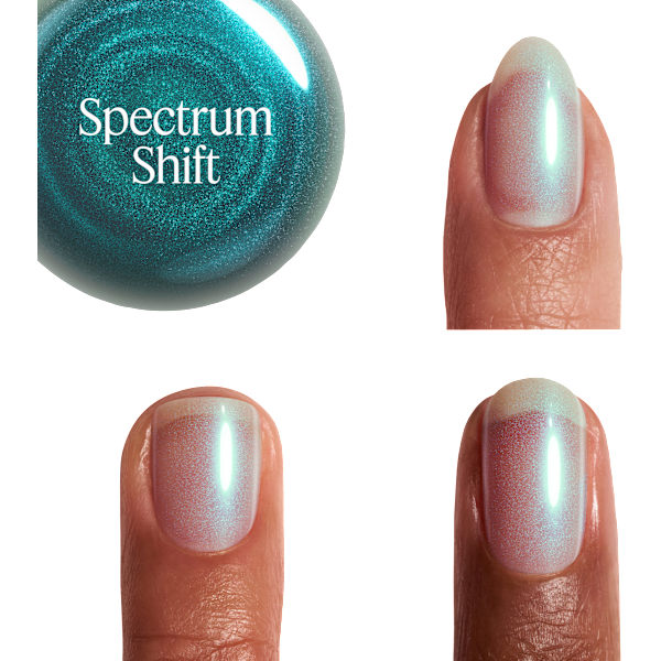 Nagellack Spectrum Shift 35 Blaugrün Metallic essie