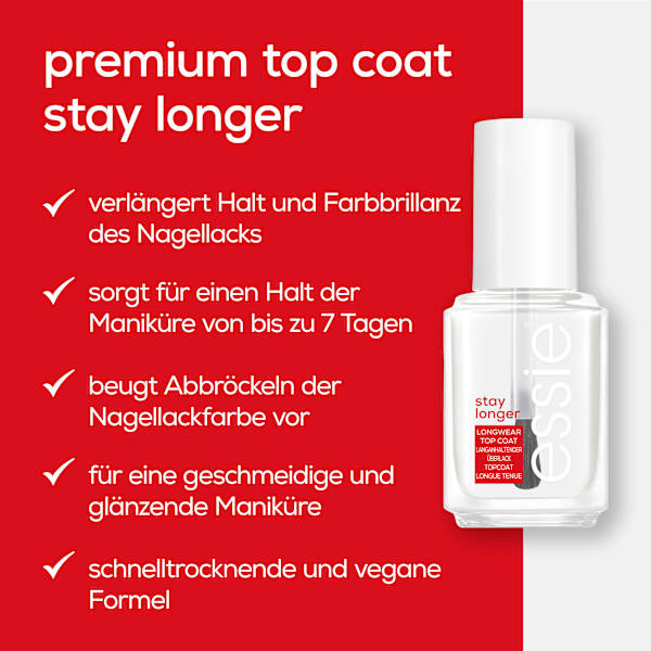 Top Coat Stay Longer Premium Longwear essie