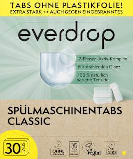 Spülmaschinen-Tabs Classic everdrop