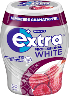 Kaugummi, Professional White, Himbeere Granatapfel, zuckerfrei EXTRA