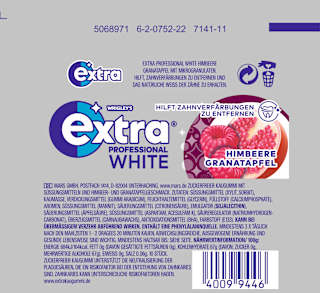 Kaugummi, Professional White, Himbeere Granatapfel, zuckerfrei EXTRA