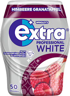 Kaugummi, Professional White, Himbeere Granatapfel, zuckerfrei EXTRA