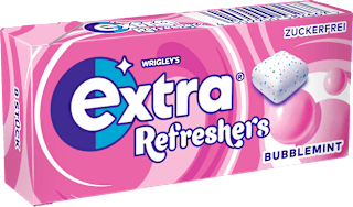 Kaugummi, Refreshers, Bubblemint, zuckerfrei EXTRA