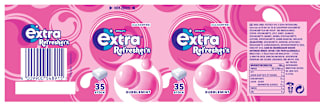Kaugummi, Refreshers, Bubblemint, zuckerfrei EXTRA