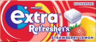Kaugummi, Refreshers, Strawberry Lemon, zuckerfrei EXTRA