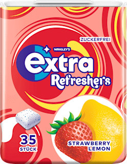 Kaugummi, Refreshers, Strawberry Lemon, zuckerfrei EXTRA