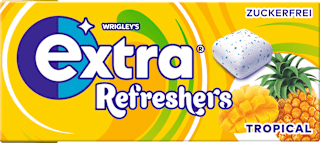 Kaugummi, Refreshers, Tropical, zuckerfrei EXTRA