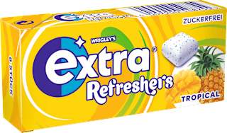 Kaugummi, Refreshers, Tropical, zuckerfrei EXTRA
