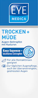Augentropfen Trockene + Müde Augen EYE MEDICA