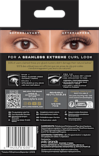 Künstliche Wimpern PreGlued Extreme Salon Curl Clusters Eylure